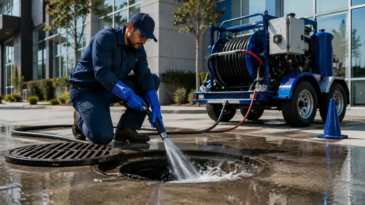 Commercial Hydro Jet Drain Cleaning in Moorpark