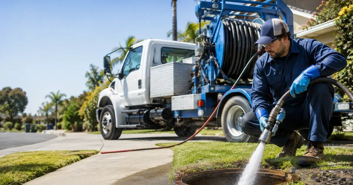 Hydro jet sewer cleaning Moorpark