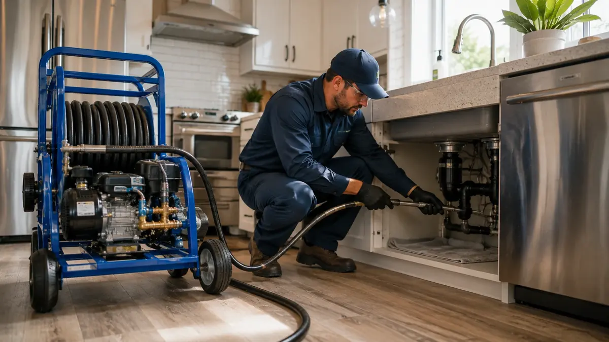 Kitchen Drain Hydro Jetting in Moorpark
