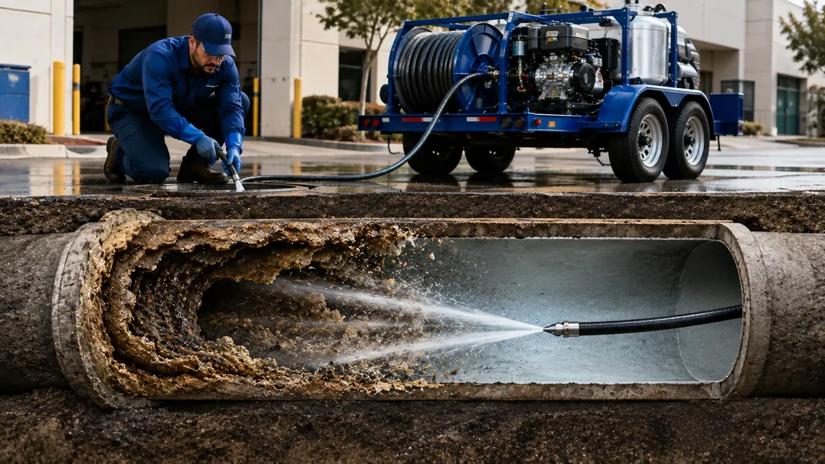 Sewer Pipe Descaling in Moorpark